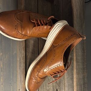 Cole Haan Brown Leather Men's Oxfords